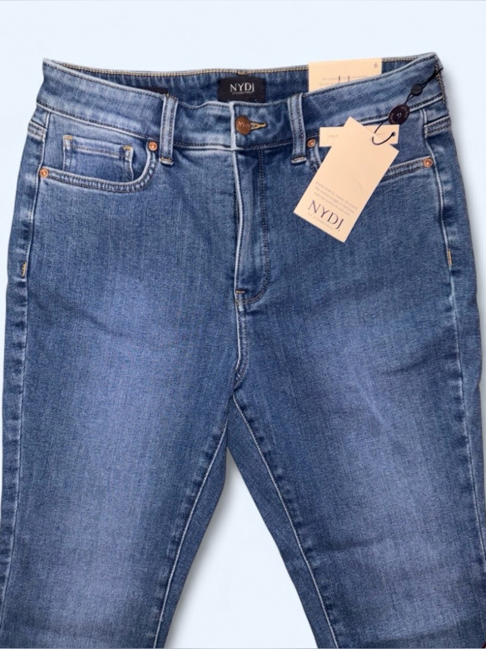 NYDJ Billie Mini Bootcut Ankle Jeans Size 6 - NWT - Picture 3 of 9